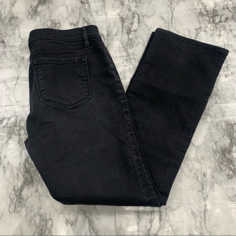 Loft Modern Boot Bootcut Black Jeans Denim size 10 / 30 waist